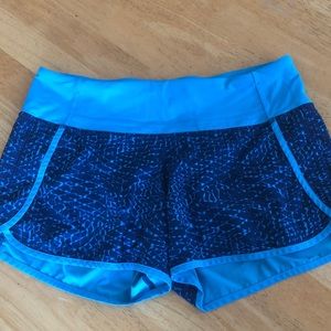 Lululemon 4” speed up shorts